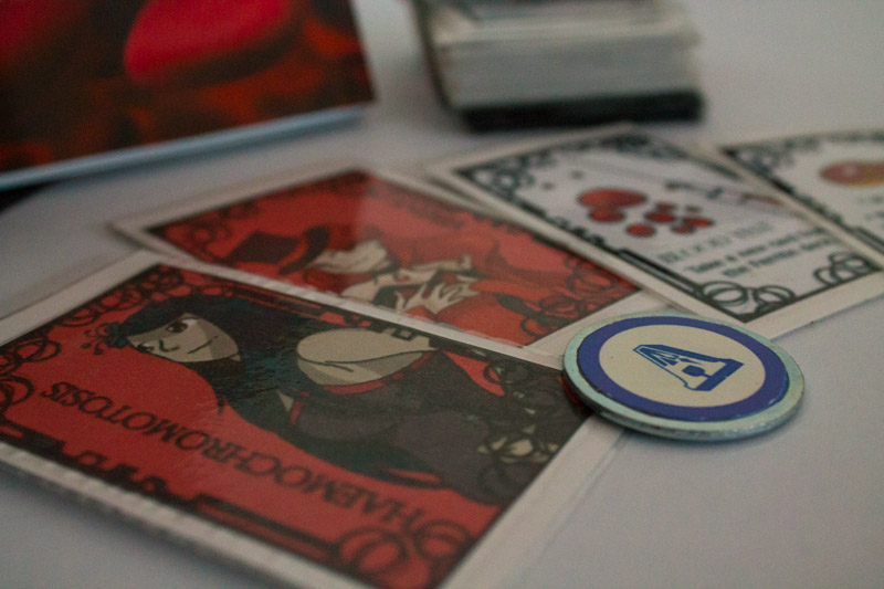 A prototype educational card game, based around the problems associated with absorbing too much or not enough iron.