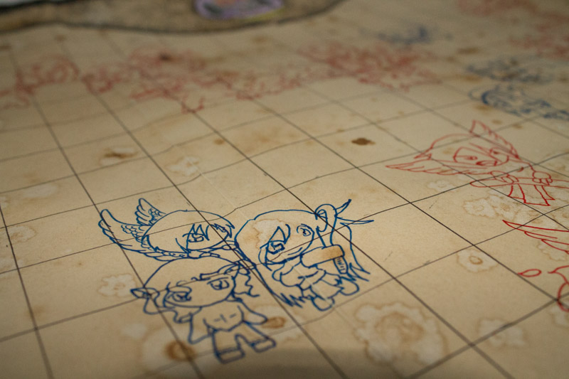 A handmade pseudo game board made in April 2012. A metaphorical map of the good and the bad, re-imagined into the context of a war game.
